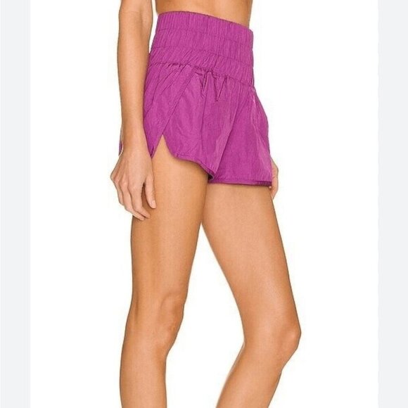 Free People Movement The Way Home Athletic Shorts Bright Pink Fuchsia Size Small - Picture 2 of 7
